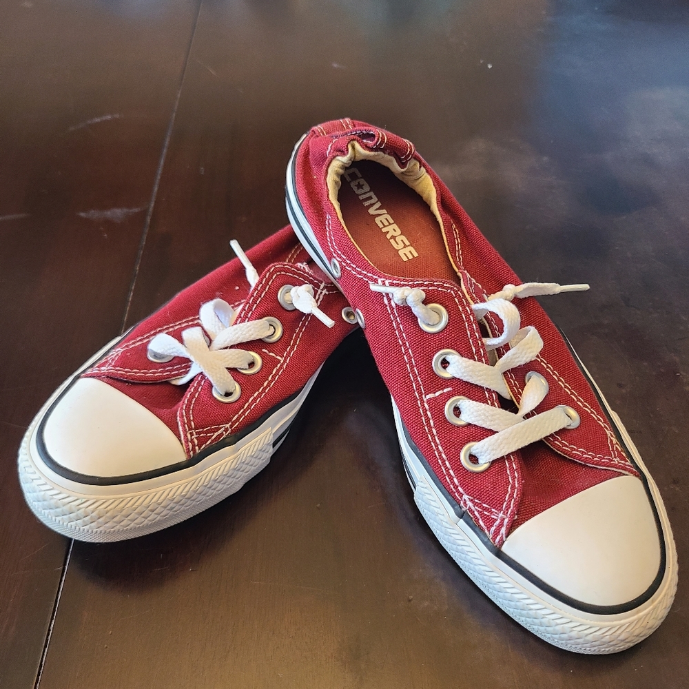 Women's converse lace up slip on